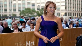 Katie Couric arrives for opening night at the Metropolitan Opera.